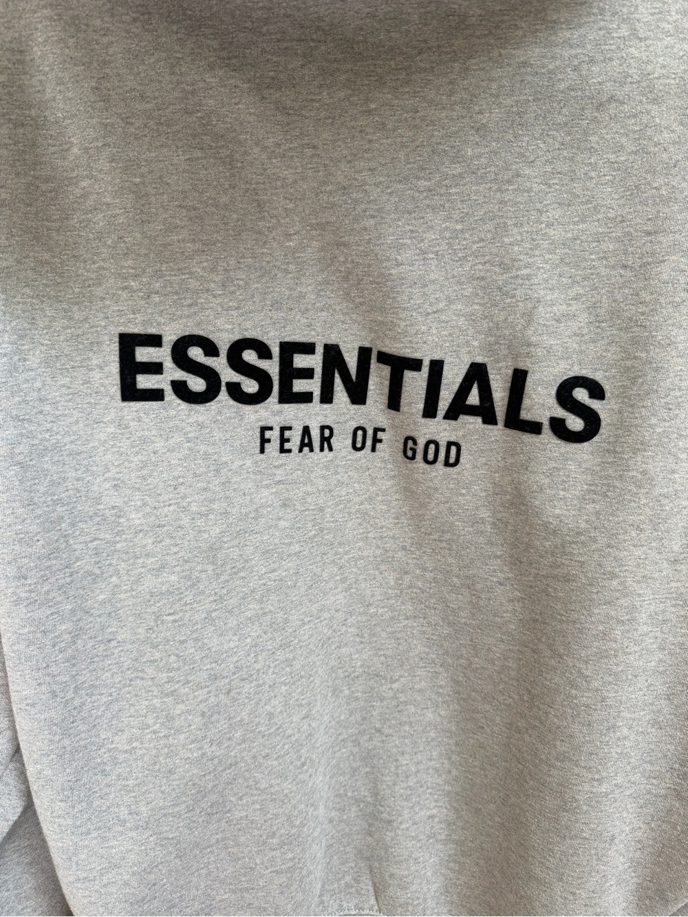 ESSENTIALS dark Oatmeal Hoodie - Picture 5 of 8